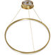 Circa LED 31 inch Gold Pendant Ceiling Light