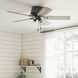 Shady Grove 52 inch Noble Bronze with Barnwood/Golden Maple Blades Ceiling Fan