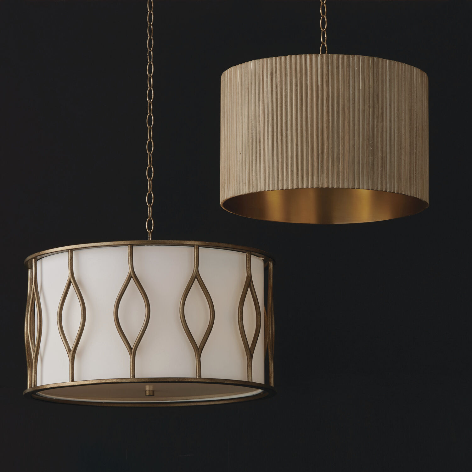 Donovan 3 Light 19.75 inch White Wash and Matte Brass