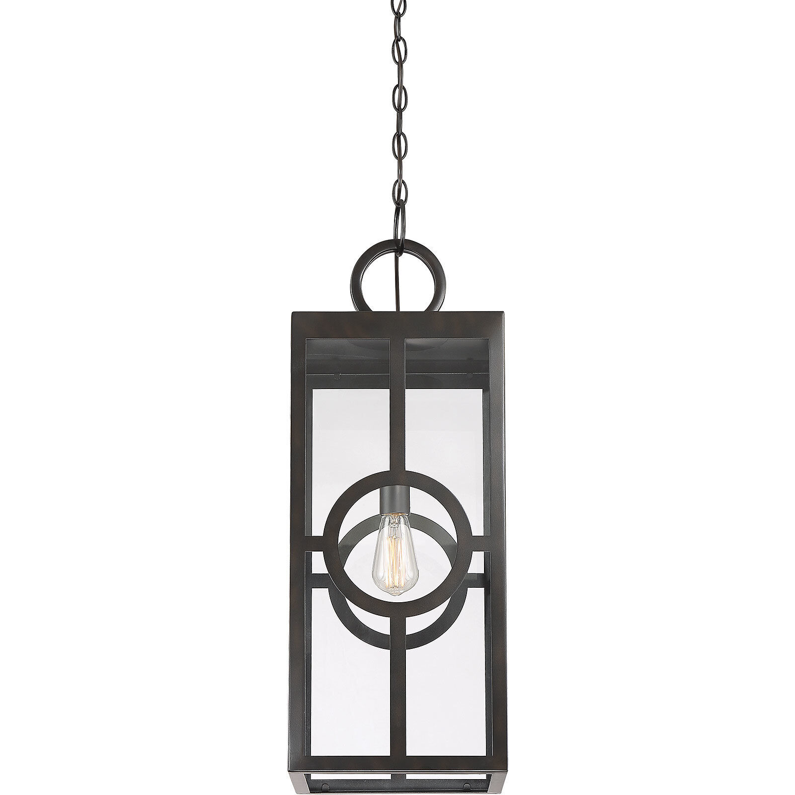 Lauren 1 Light 10.5 inch English Bronze Outdoor Hanging Lantern