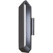 Pitch LED 4.75 inch Coal ADA Wall Sconce Wall Light, Outdoor