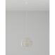 Octavia 1 Light 19 inch White Pendant Ceiling Light