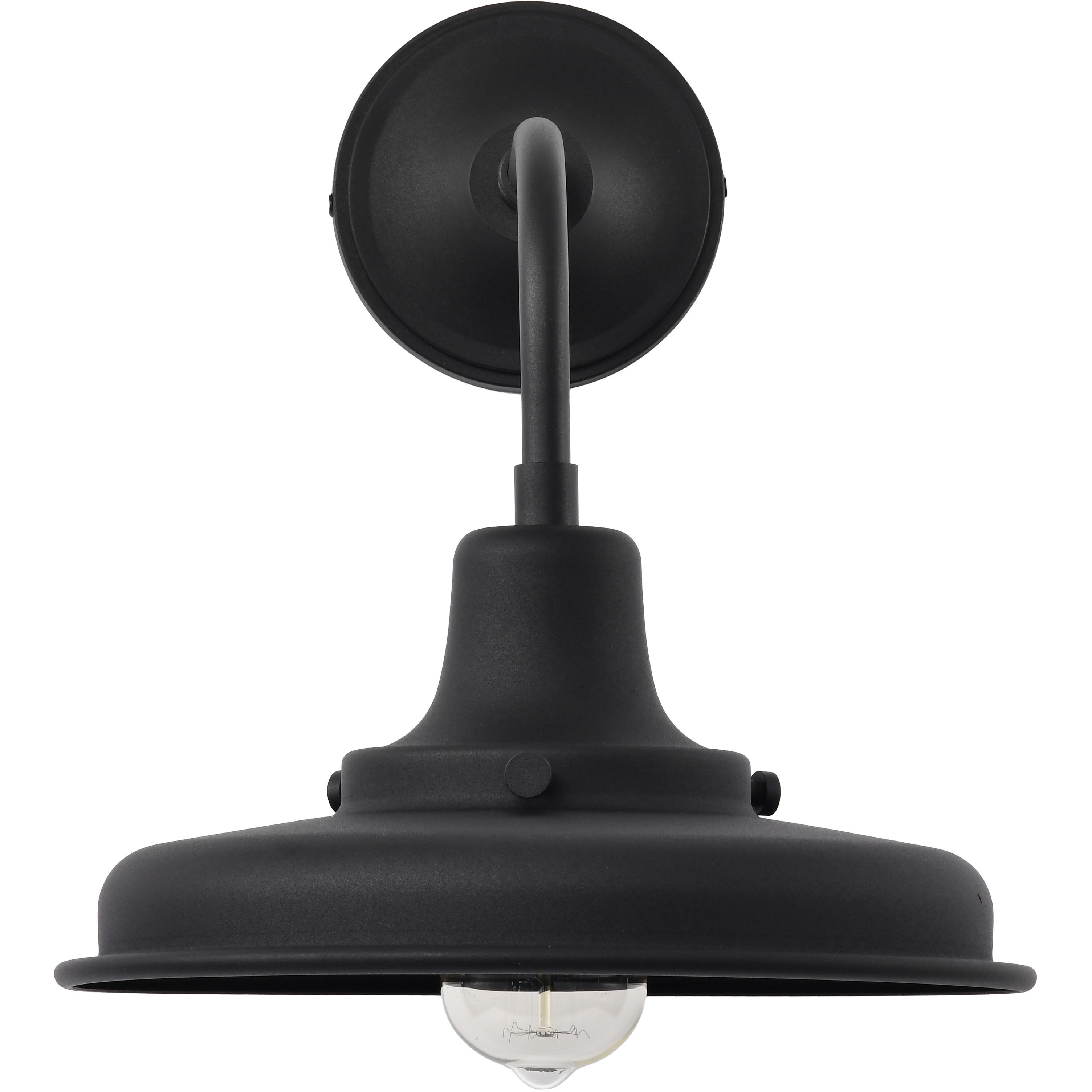 Morris 13.38 inch Black Outdoor Wall Light