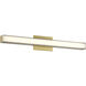 Vantage LED 30 inch Ashen Brass Bath Vanity Wall Light