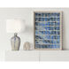 Glass Ocean Blue Wall Decor