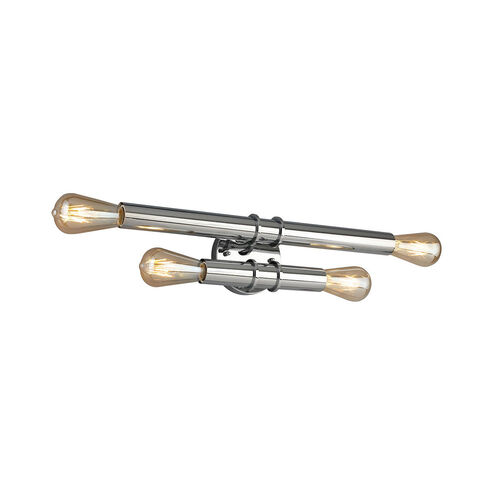 Drucker 4 Light 20.62 inch Chrome Bath Vanity Wall Light