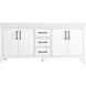 Nathan 72 X 34 inch White Bathroom Vanity Cabinet