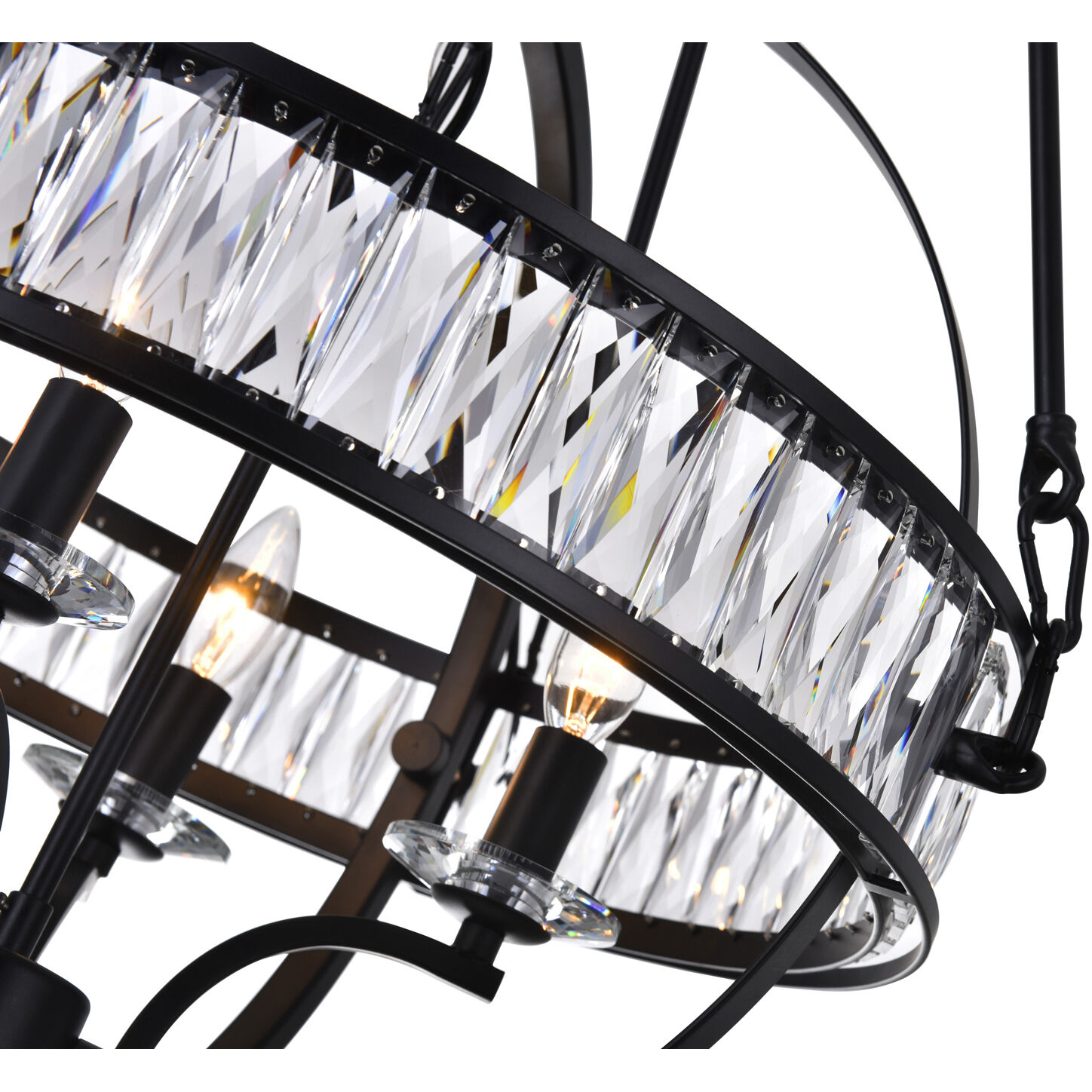 Arkansas 4 Light 20 inch Black Chandelier Ceiling Light