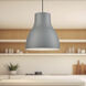 Cradle 1 Light 15.75 inch Gray Pendant Ceiling Light