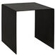 Yves 16 X 16 inch Matte Black Side Table, Small