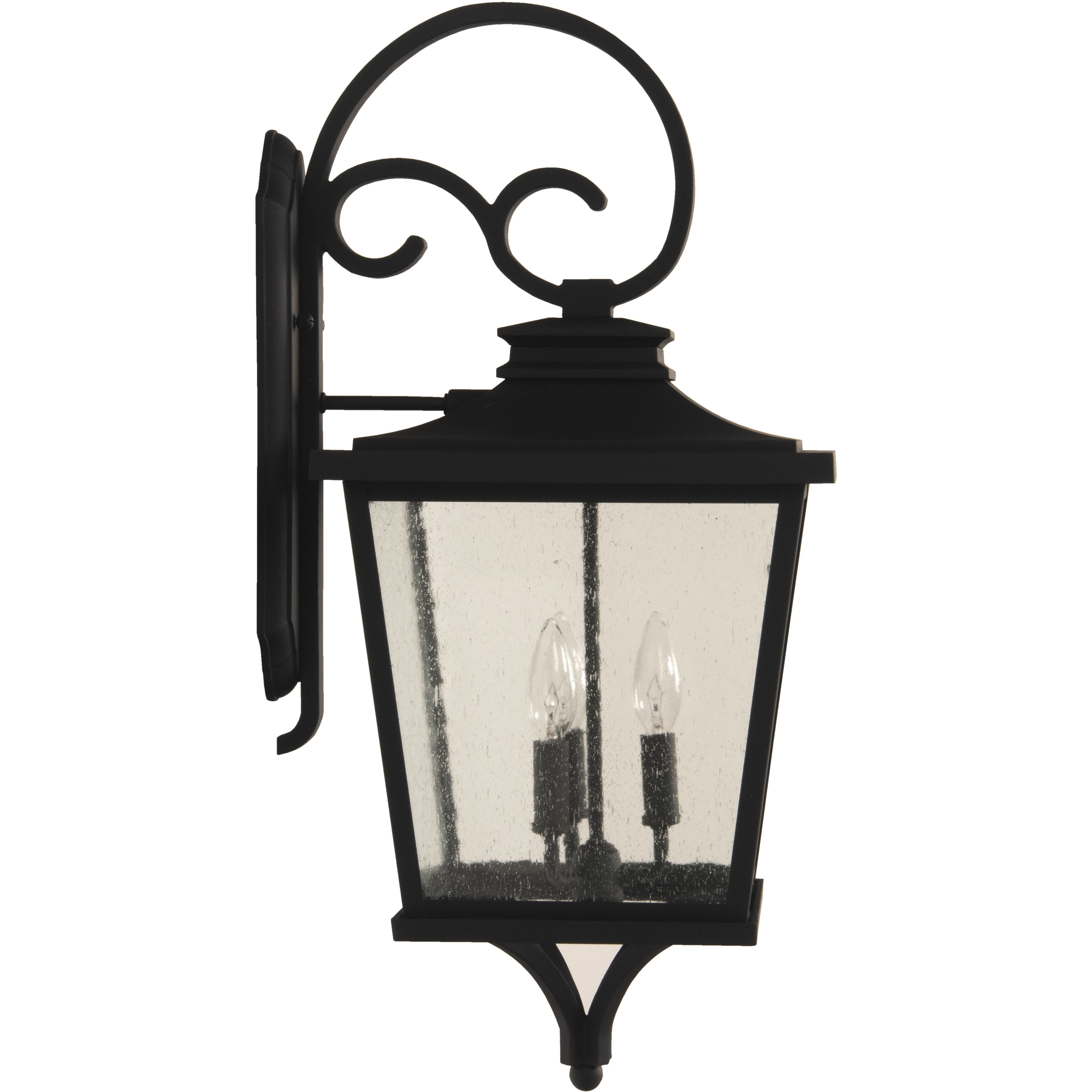 Tillman 3 Light 27 inch Textured Black Outdoor Wall Mount in Textured Matte Black