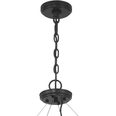 Cloud Break 8 Light 32.5 inch Coal Pendant Ceiling Light