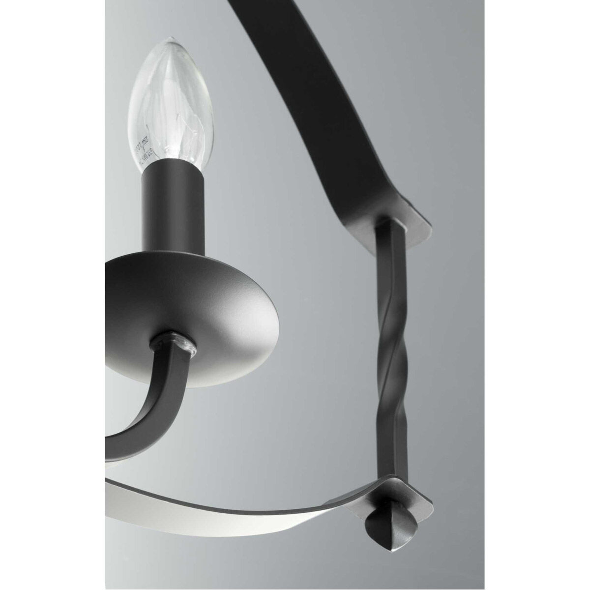 Greyson 6 Light 18.13 inch Matte Black Foyer Chandelier Ceiling Light