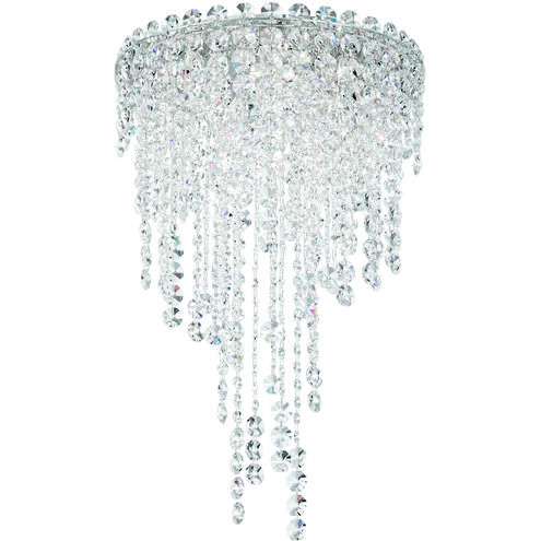 Chantant 4 Light Polished Stainless Steel Flush Mount Ceiling Light in Radiance