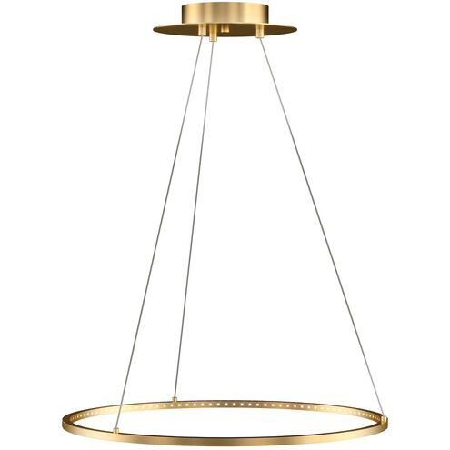 Sean Lavin Vellavi LED 23.4 inch Natural Brass Chandelier Ceiling Light, Integrated LED