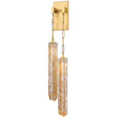 Malaga LED 6.25 inch Vintage Brass Wall Sconce Wall Light