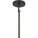 Dalvor 12 Light 42.75 inch Dark Bronze Pendant Ceiling Light