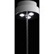 Forever Trinity LED 3.5 inch Polished Chrome Pendant Ceiling Light in Black Rope, Black Rope