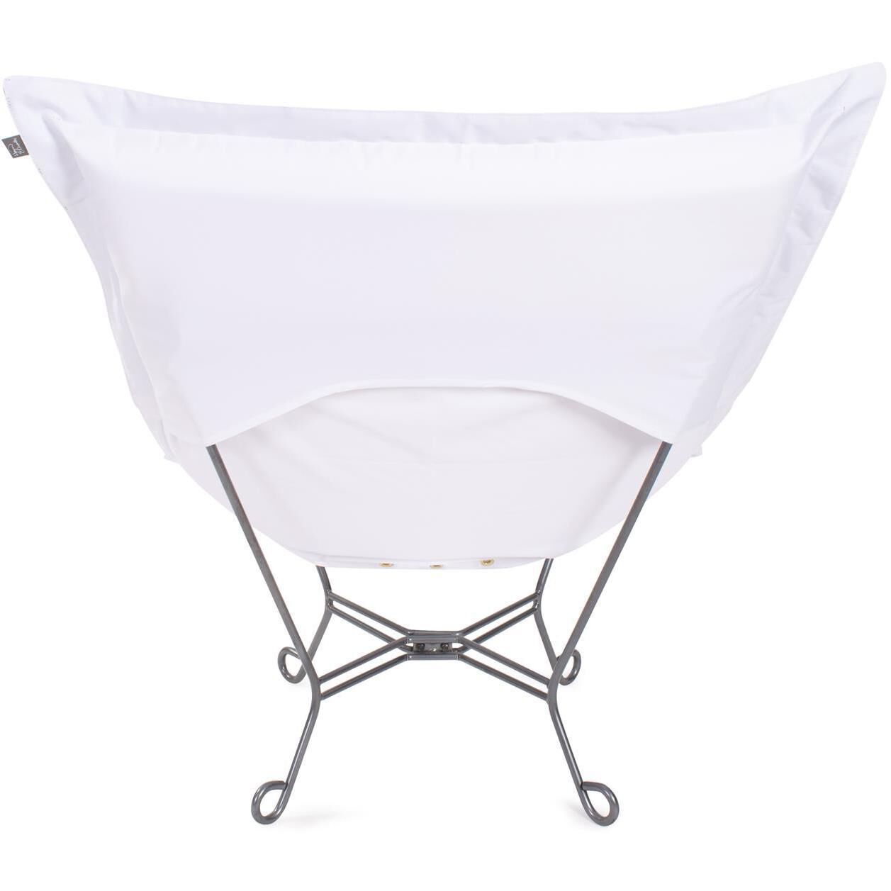 Syros Denim Outdoor Puff Scroll Chair