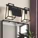 Filmore 16 inch Black Vanity Light Wall Light
