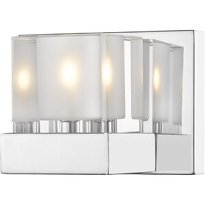 Fallon 1 Light 6 inch Chrome Wall Sconce Wall Light in G9, Clear and Frosted