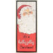 Holly Jolly Christmas Red and Gray and Multi and White Canvas, Propac