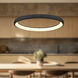 Cortana LED 32.25 inch Black Pendant Ceiling Light