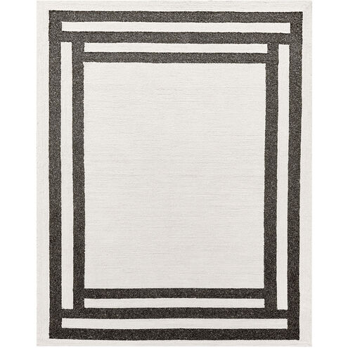 Kali 36 X 24 inch Black/White Rug in 2 x 3