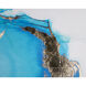 Blue Lagoon Charcoal Luxe Art, Set Of 3