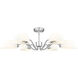 Breton 6 Light 39 inch Brushed Nickel Chandelier Ceiling Light