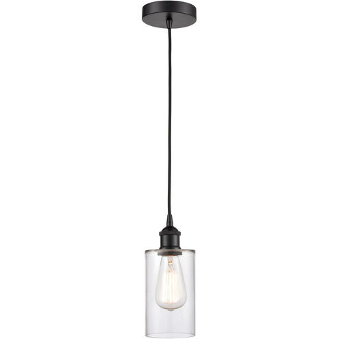 Edison Clymer 1 Light 4 inch Matte Black Mini Pendant Ceiling Light