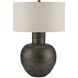 Braille 29.5 inch 150 watt Antique Brass Table Lamp Portable Light