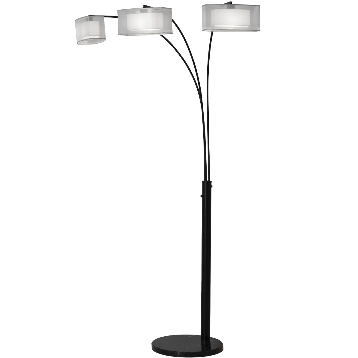 Amarillo 83 inch 22.00 watt Matte Black Arc Floor Lamp Portable Light