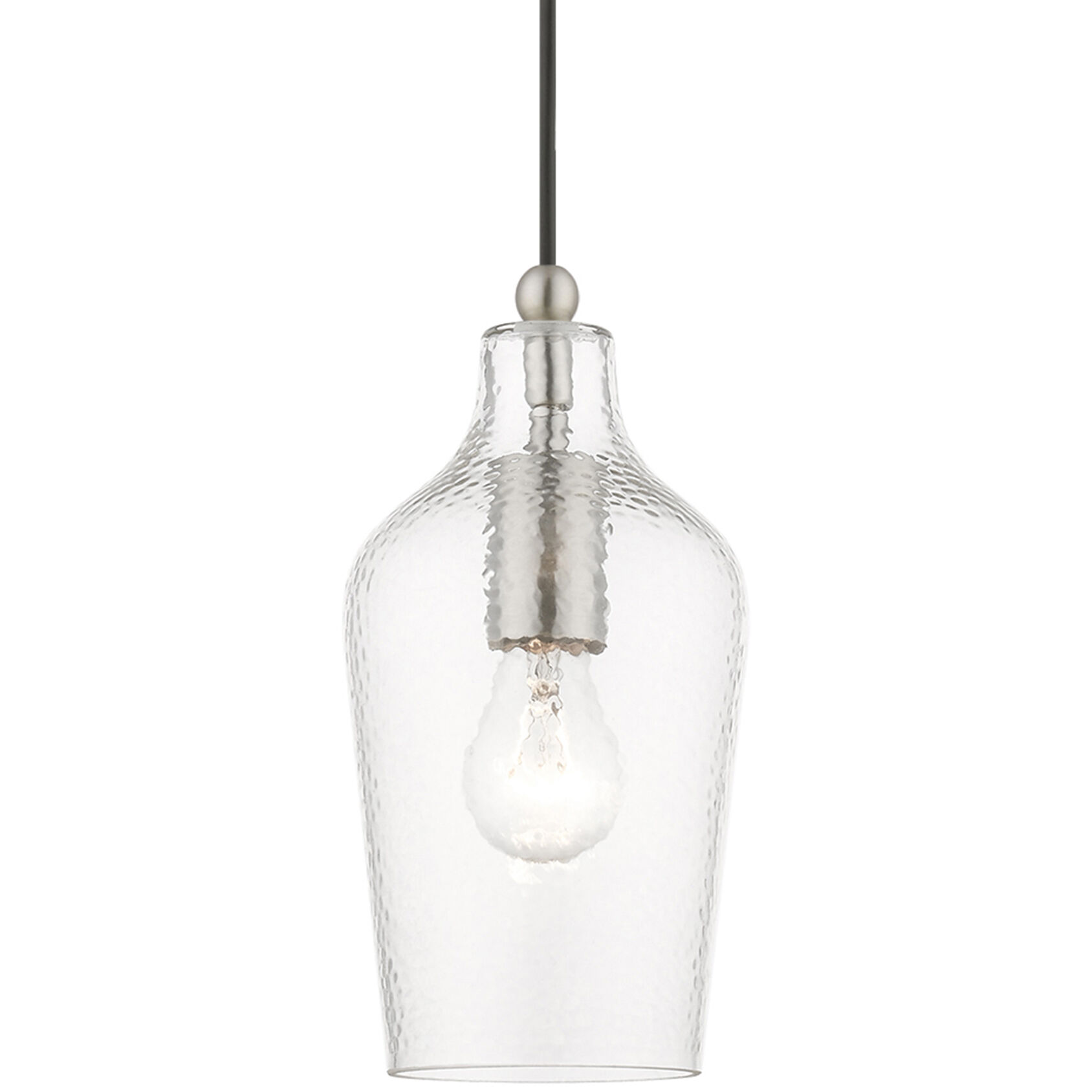 Avery 1 Light 5 inch Brushed Nickel Mini Pendant Ceiling Light