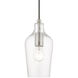 Avery 1 Light 5 inch Brushed Nickel Mini Pendant Ceiling Light