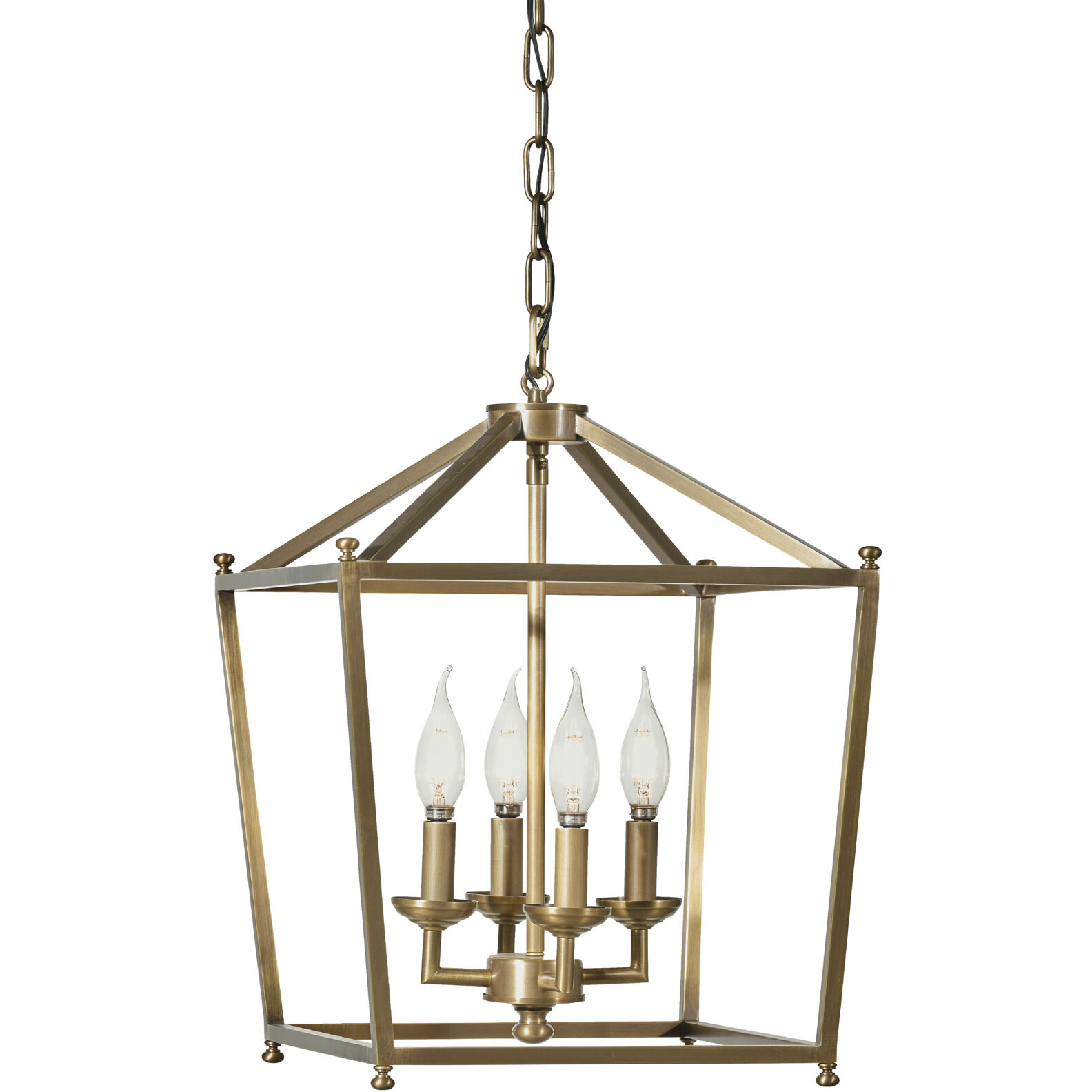 Gridlock 4 Light 14 inch Antique Bronze Pendant Ceiling Light