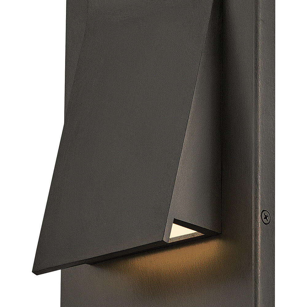 Fold LED 16 inch Black Oxide Outdoor Wall Mount Lantern