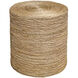 Rora 22 X 20 inch Natural Woven Banana Accent Table, Round