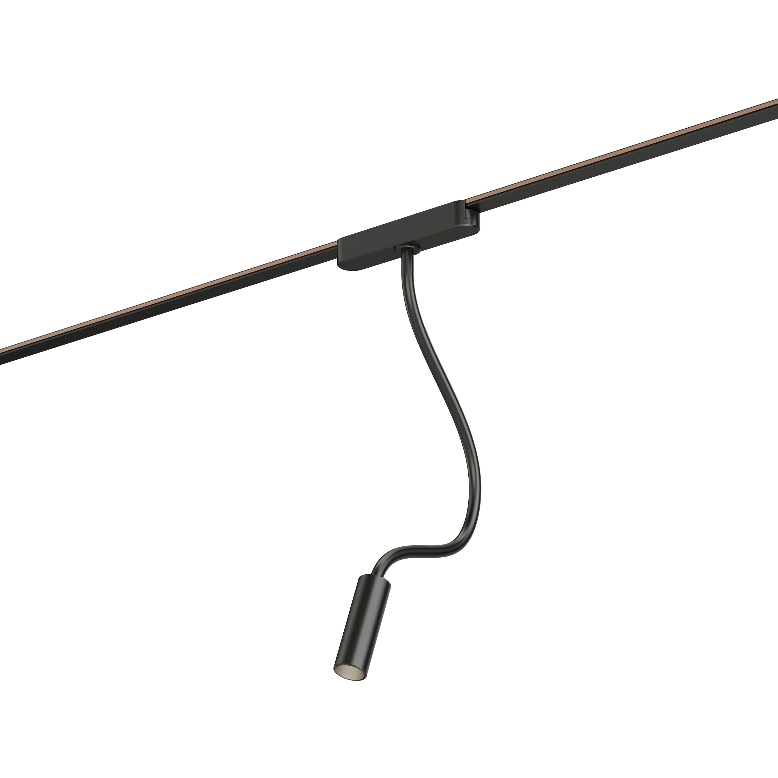 Continuum - Track 1 Light 120 Black Track Light Ceiling Light