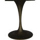 Joni 36 X 36 inch Aged Brass Dining Table