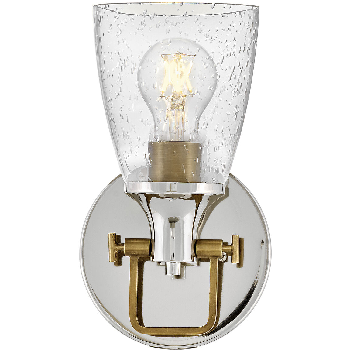 Easton 1 Light 6.25 inch Polished Nickel Bath Light Wall Light