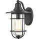 Milltown 1 Light 15.75 inch Powder Coated Black Outdoor Wall Sconce
