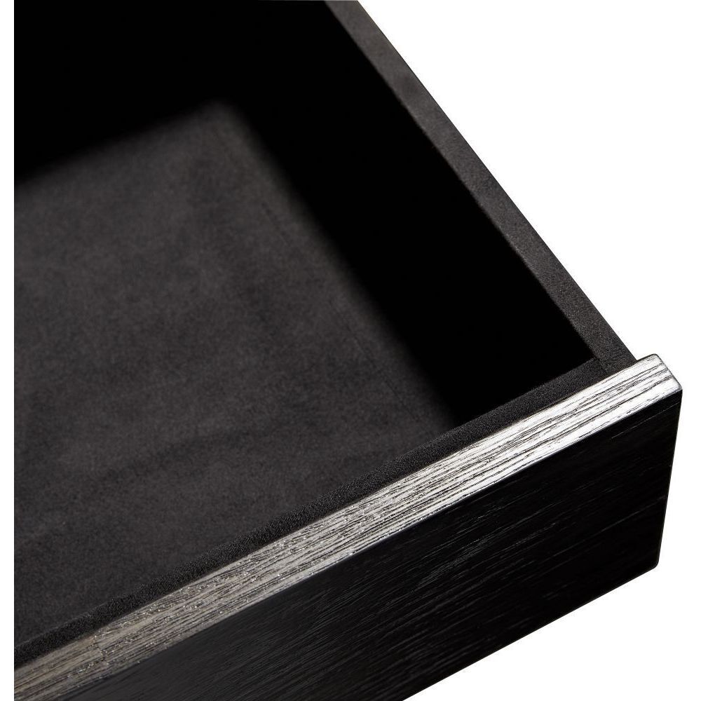 Edison 35 inch Ebony Cocktail Cabinet