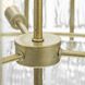 Chevall 9 Light 32 inch Gilded Silver Chandelier Ceiling Light, Design Series