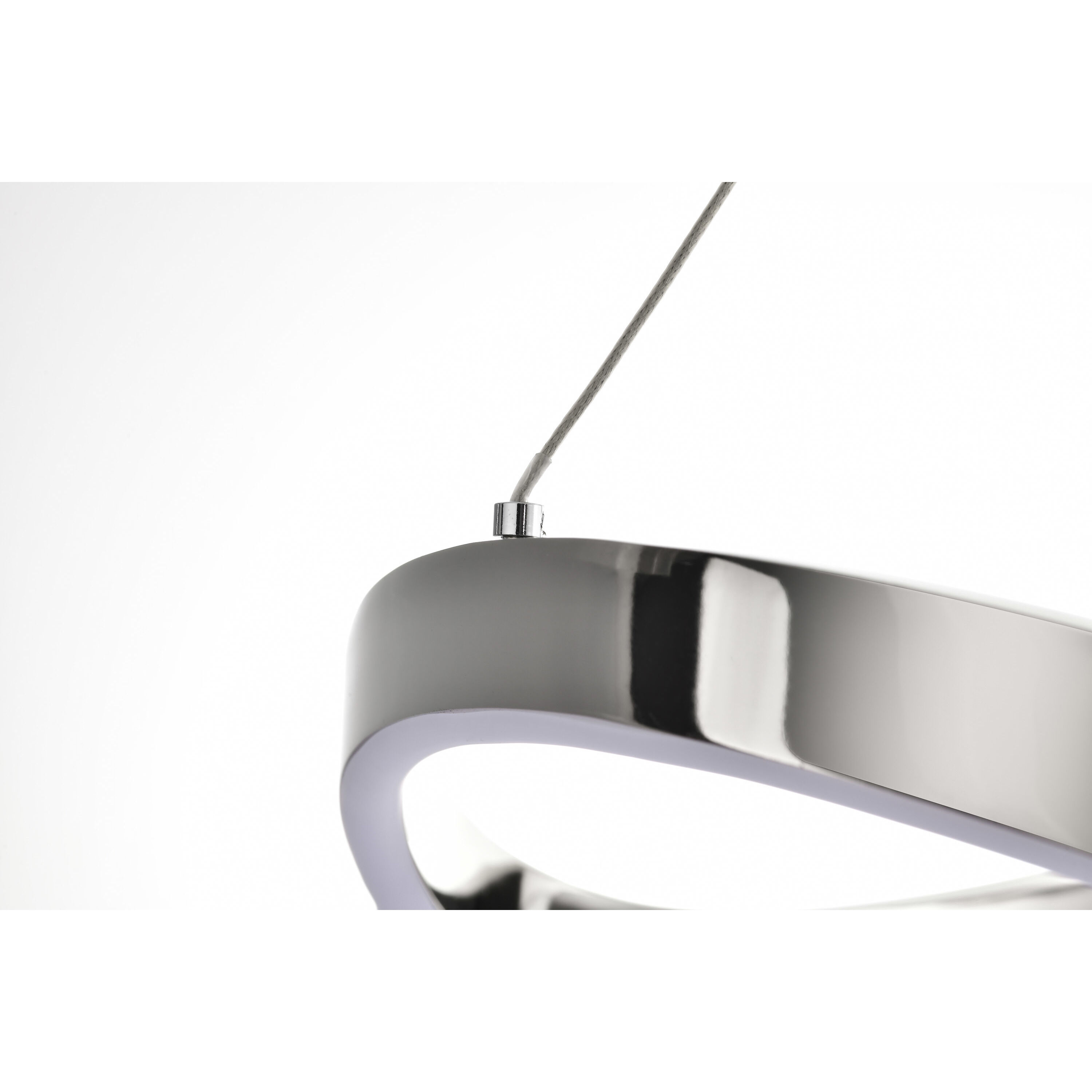 Sylas LED 37.4 inch Polished Nickel Pendant Ceiling Light