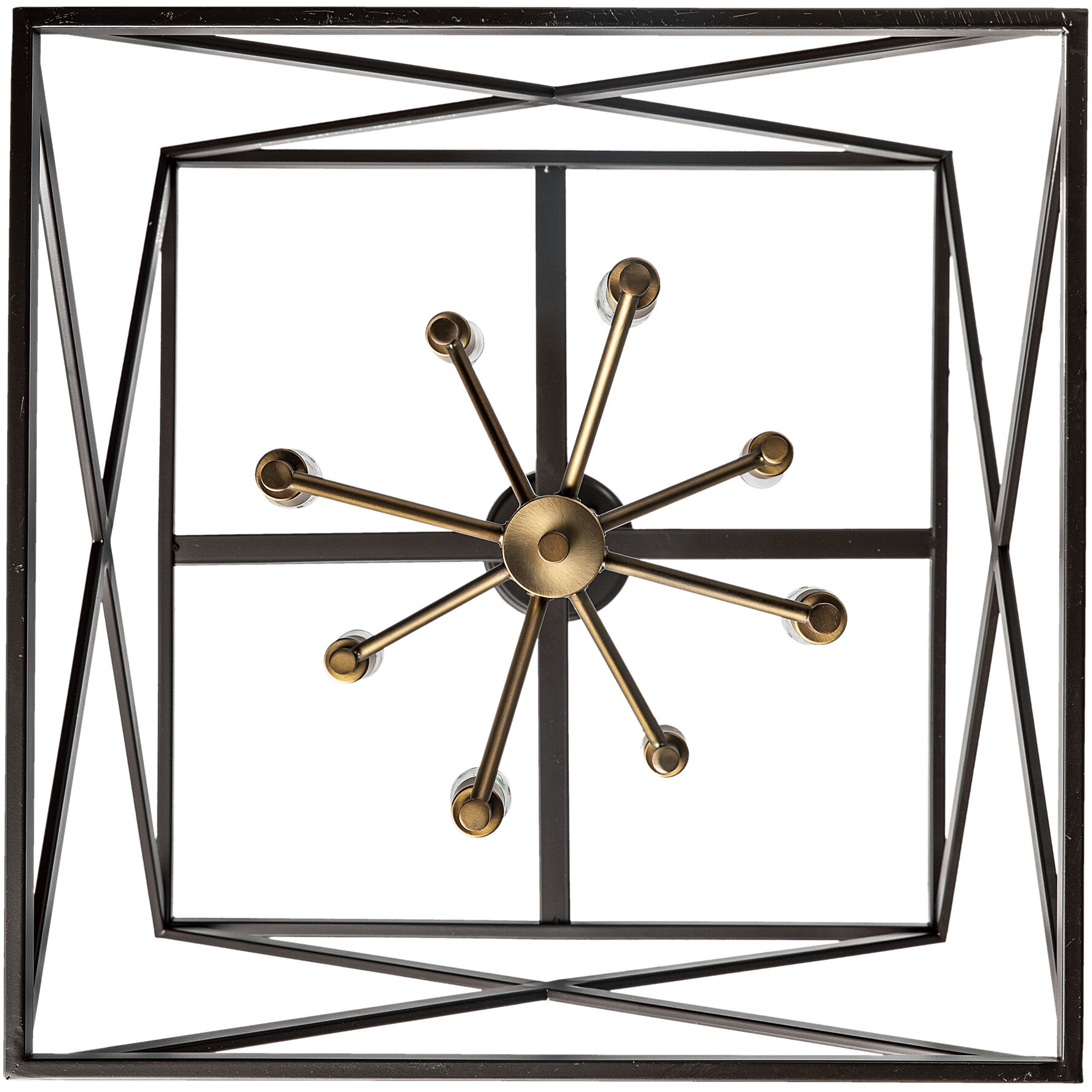 Ackerman 8 Light 20 inch Rubbed Oil Bronze and Antique Brass Pendant Ceiling Light