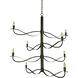 Telluride 8 Light 46 inch iron Foyer Chandelier Ceiling Light
