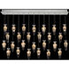 Essence 26 Light 54 inch Silver Pendant Ceiling Light