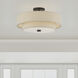 Bellingham 4 Light 18 inch Bronze Semi Flush Mount Ceiling Light, Large