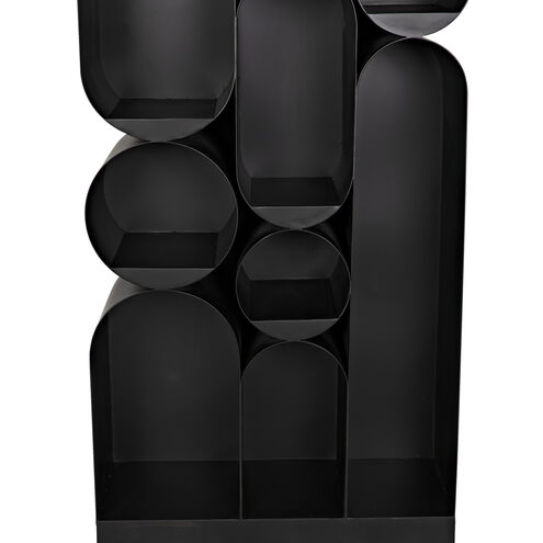 Atomic Matte Black Bookcase